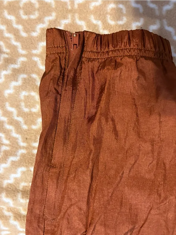 Champion Brown and Pink Colorblock Windbreaker Pants - Image 4