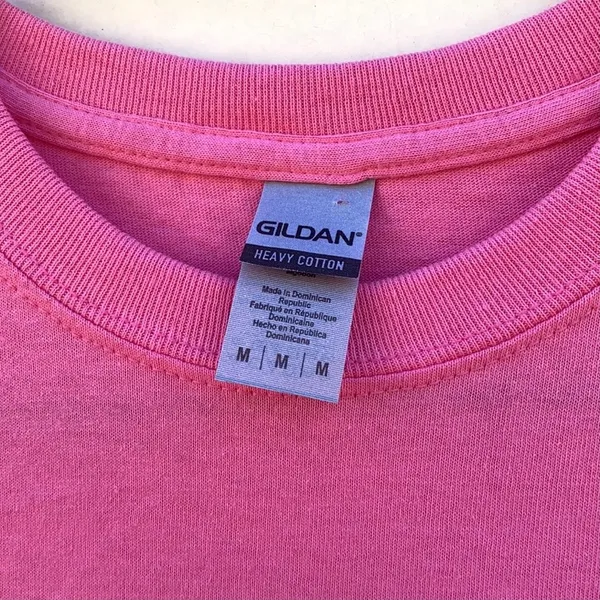 Gildan Womens medium pink short sleeve “Life is better on a backroads” tee - Image 4