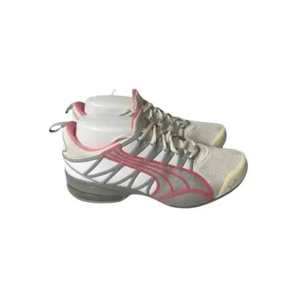 PUMA VOLTAIC EVO Women Athletic Sneaker Size 8.5 White Pink Running Trainers - Image 2