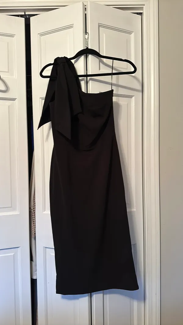 Black Midi Dress - Image 3