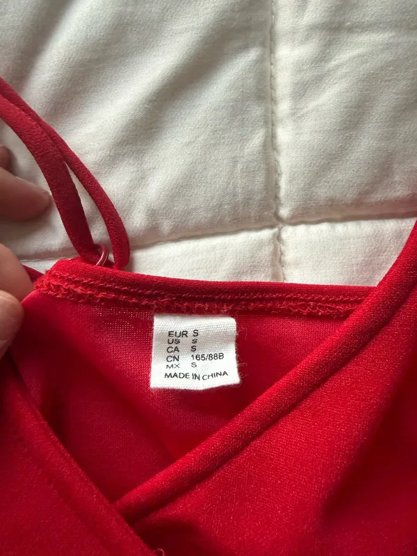 Red H&M Mini Dress  - Image 3