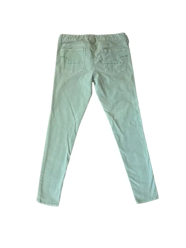 American Eagle super stretch women's mint green jegging with pockets size 8 reg - Image 2