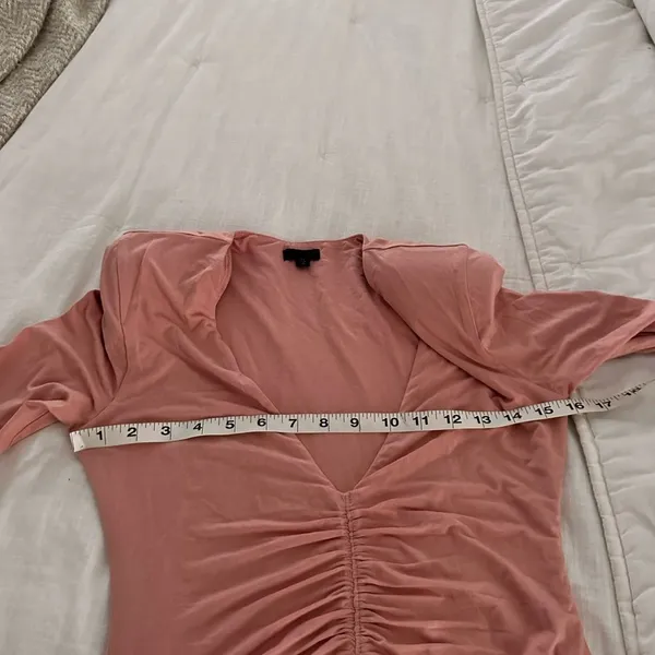 NBD Leonette Women’s Extra Small Pink Long Sleeve Mini Dress - Image 3