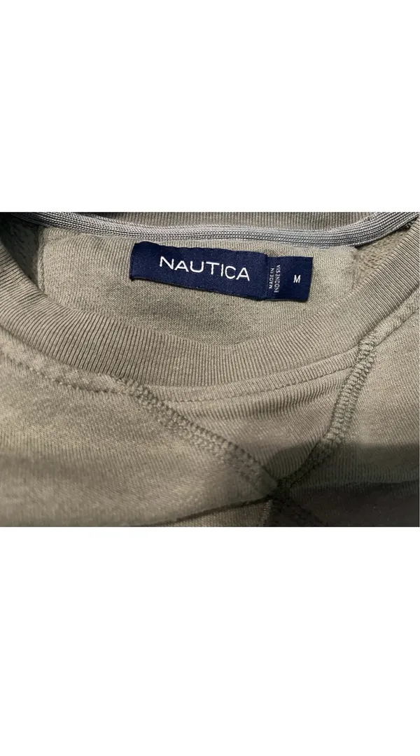 Nautica Olive Green Sweater - Image 3