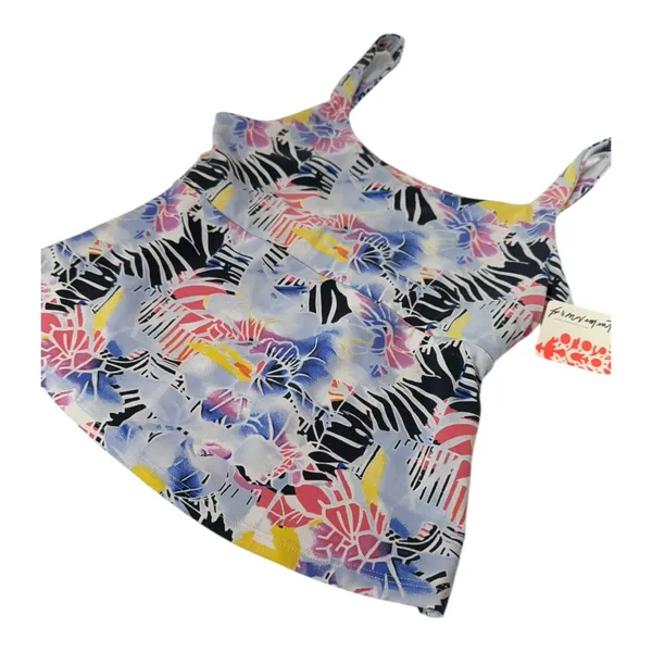 FP Movement Never Better Long Tank Mystic Floral Pink Combo Size S NWT - Image 4