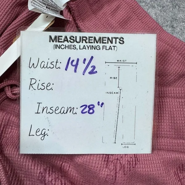 Pink Thermal Jogger sleep pant size medium - Image 6