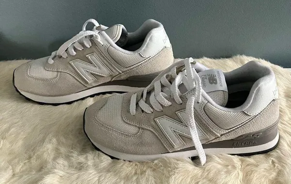 New Balance Women’s 574 Core Suede Mesh Sneakers - Image 5