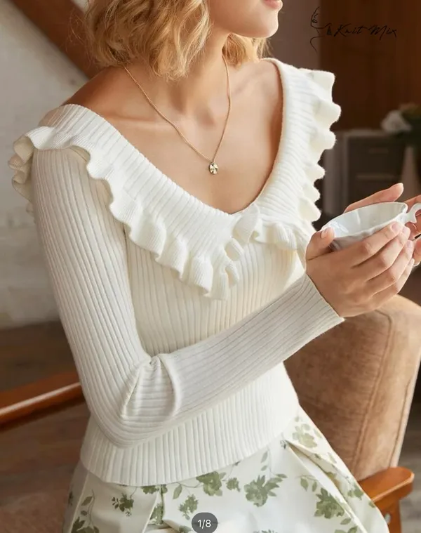 Knit Sweater Top - Image 6