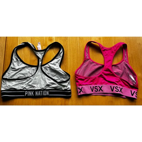 Victoria's Secret Sports Bras PINK Lightweight Pullover Large - Image 3