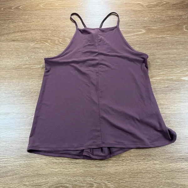 BCBGeneration Women's Plum Halter Tank Top Size Small Twist Front - Image 9