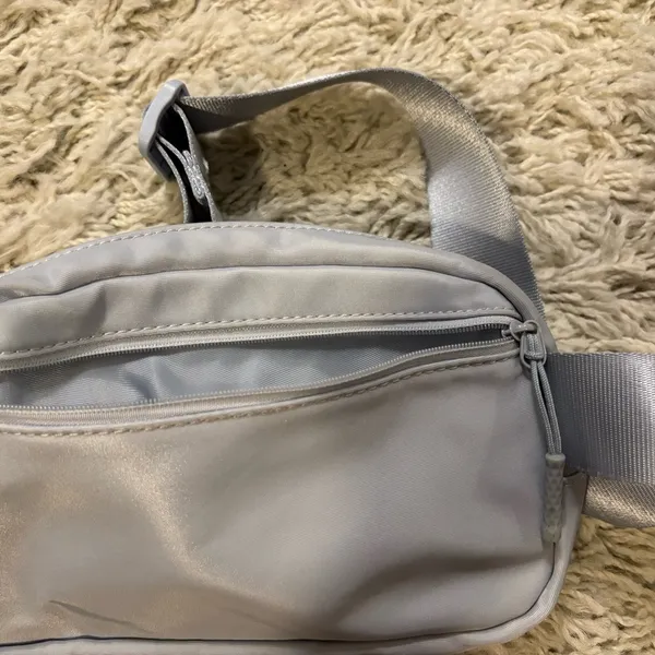 Stylish Gray/Blue Belt Bag Gray - Image 7