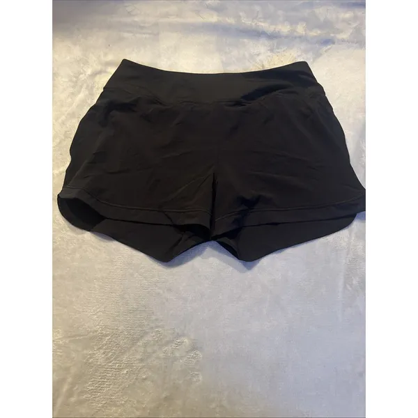 Think Loose Fit for Running Gym and Yoga High Waist Elastic Sport Shorts XL - Image 2