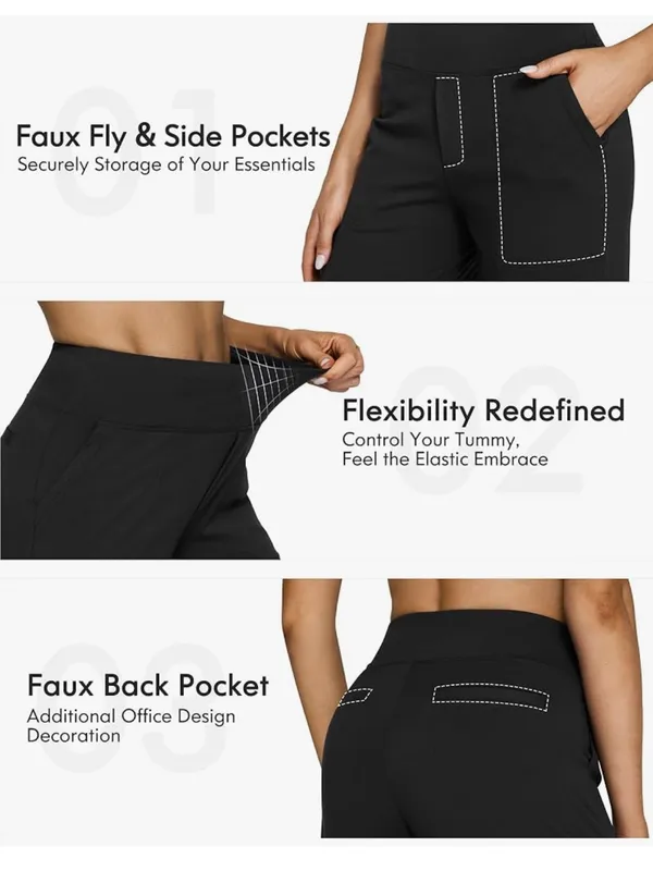 Amazon Wide-Leg Black Versatile Pants - Image 9