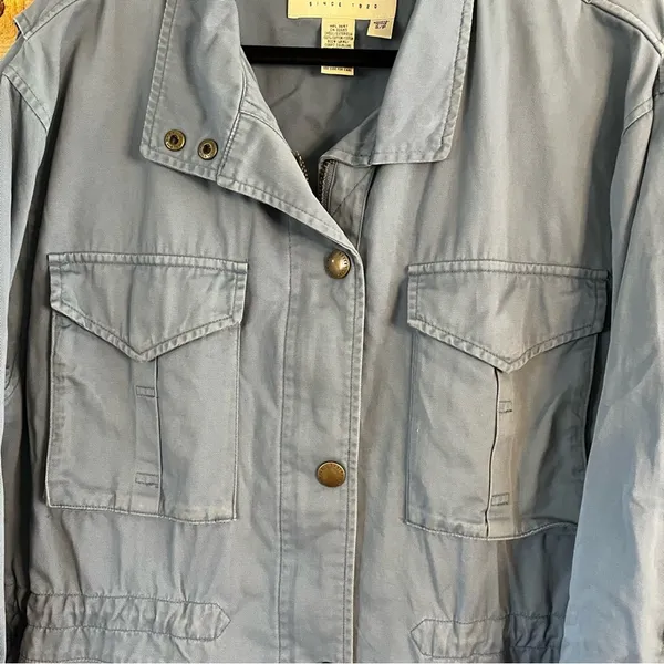 Eddie Bauer Blue Jacket‎ Size Small - Image 3