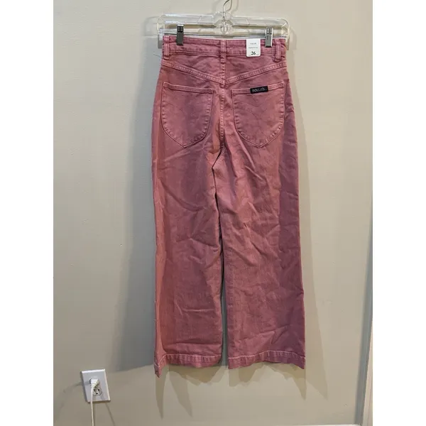 Rolla's Sailor Scoop‎ Long - Rose Size 26 Wide Leg High Rise - Image 4