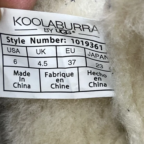 Koolaburra by UGG Shazi Black Suede Faux Fur Lined Boots 1019361 Womens Size 6 - Image 2
