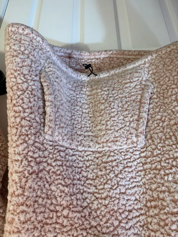 Pink VS Large Sherpa Half Zip - Image 6