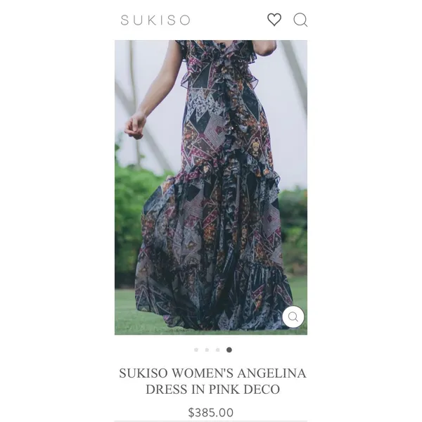 Sukiso Angelina Dress XXL Tiered Boho Flowy NWT - Image 4