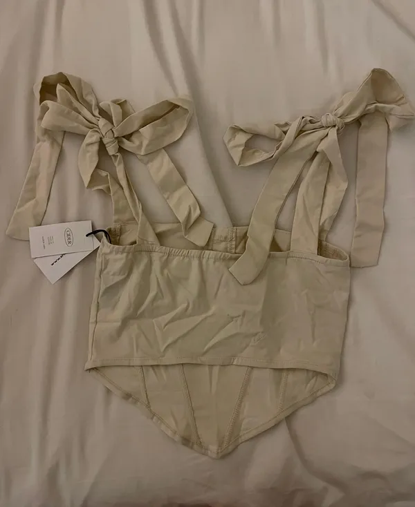 Cider cream corset top - Image 4