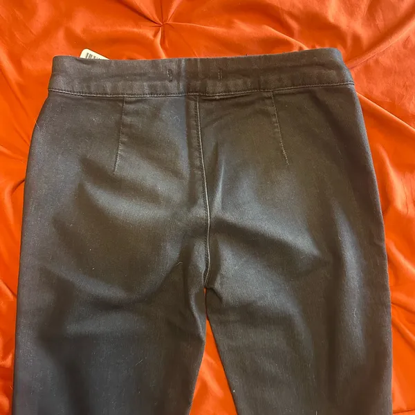 Free people‎ NWT size 24 split seam jeans black side zipper - Image 2