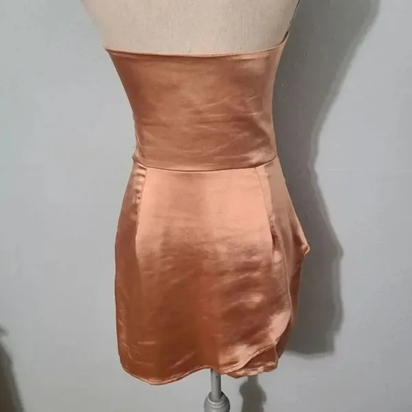 ✨Resa Cindy Mini Sz XS Dress in Copper✨ - Image 5
