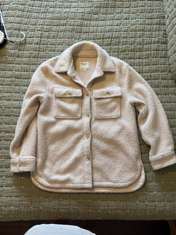 Abercrombie and Fitch Sherpa Jacket - Image 4