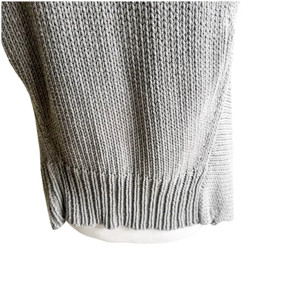 Theory Women’s Draped Knit Vest Size Large Gray Minimalist Quiet Luxury - Image 5
