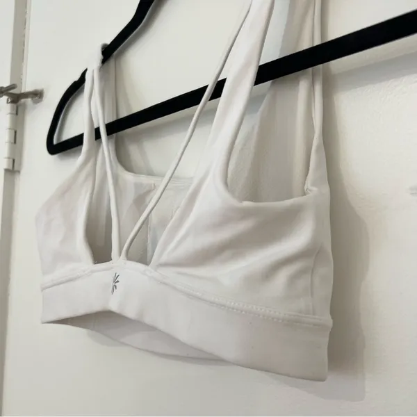 Athleta White Sports Bra XS - Image 5
