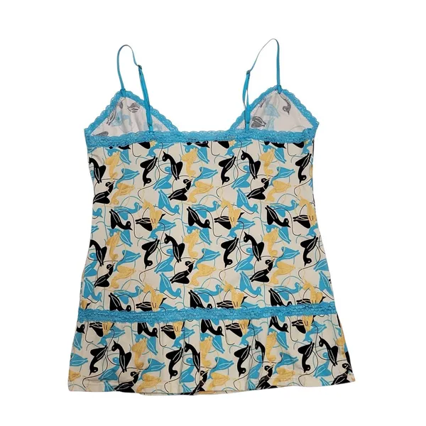 Vintage Y2K Baby Phat Blue Multi Cotton Tank Top Women's Size Large - Image 2
