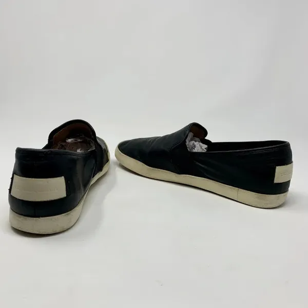 Frye Dylan‎ Slip On Sneakers in Black Leather Size 8.5 - Image 6
