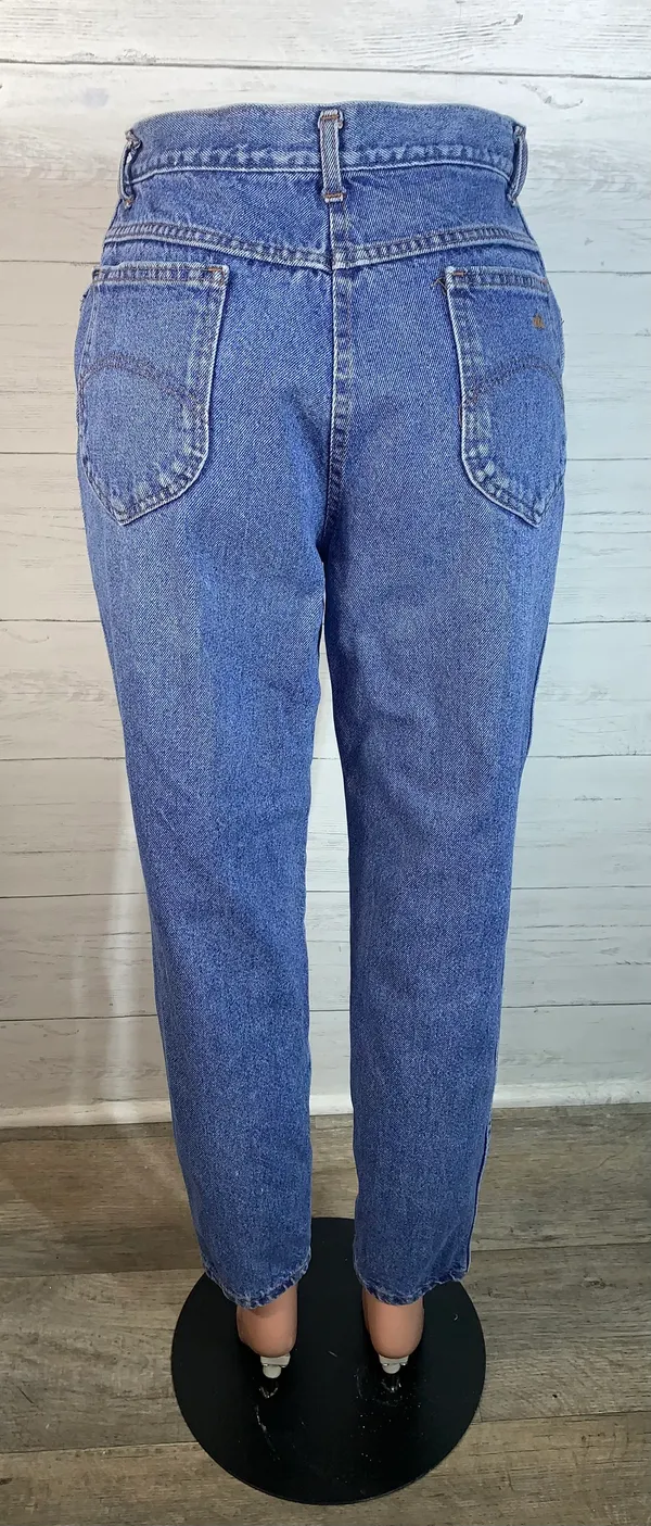 Chic Jeans Vintage High Waisted Mom Jeans Women's Size 14 juniors 100% Cotton READ - Image 6