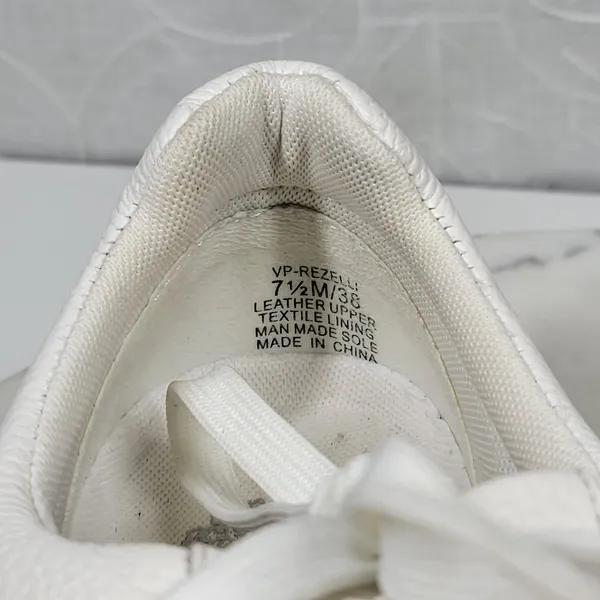 Vince Camuto Rezelli Platform Sneakers Womens 7.5 White Leather Lace-Up Shoes - Image 14
