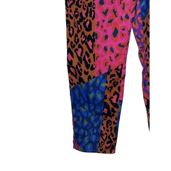 Joh Women's‎ Pants Wess Animal Print Charmeuse Relaxed Fit Colorful Sz. XS NWT - Image 3