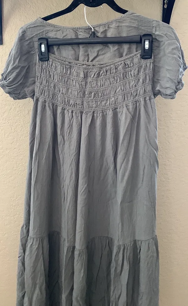 Ces Femme Boutique Olive Crop top maxi set - Image 4