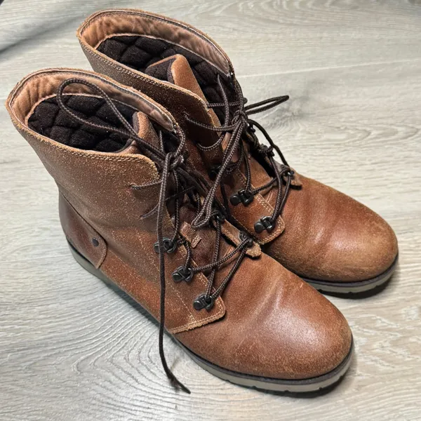 The‎ North Face Ballard Lace II Brown Leather Boots Womens Size 9.5 - Image 3