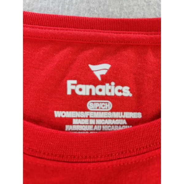 Fanatics NWT Wisconsin Badgers Short Sleeve Jersey T-Shirt Football Youth XL Womens Small - Image 4