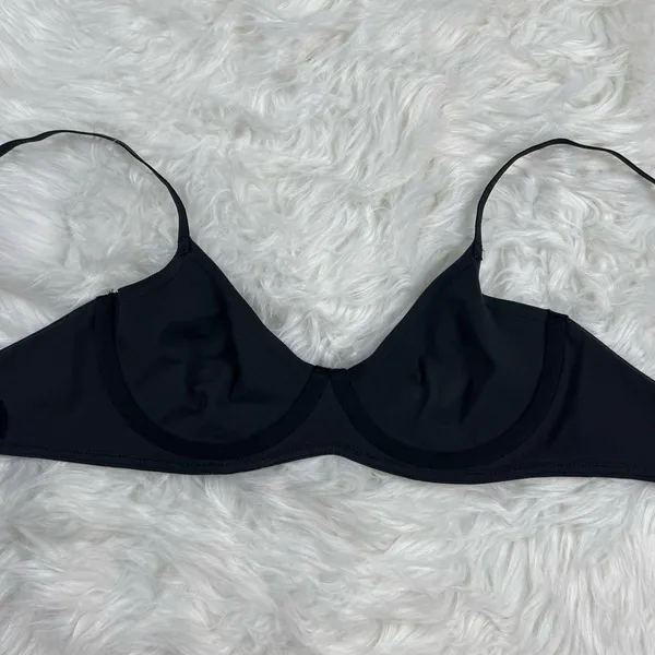 Skims Fits Everybody Unlined Demi Bra Onyx Size 32D - Image 6