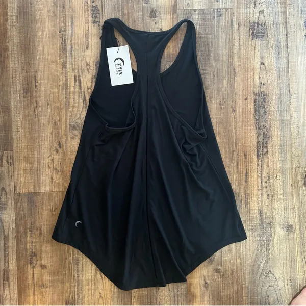 Zyia Womens Black Effortless Tank- Long Size XXL Activewear Casual NWT - Image 7
