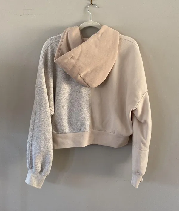 abercrombie color block crop hoodie - Image 6