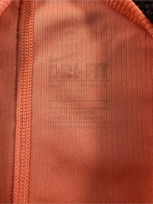 Nike Coral Ribbed Racerback Athletic Tank Top Size Small Yoga Workout - Image 3