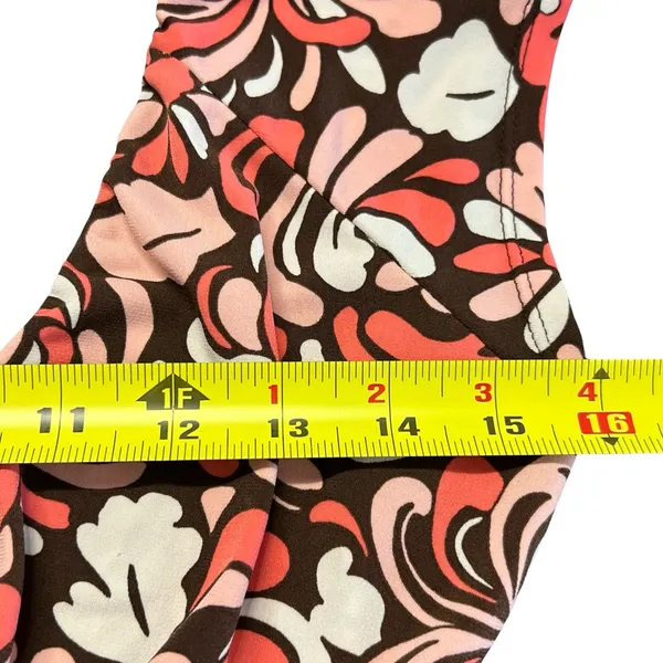 Merona Womens Y2K Babydoll Floral Top Size M Empire Waist Boho Festival Retro - Image 5