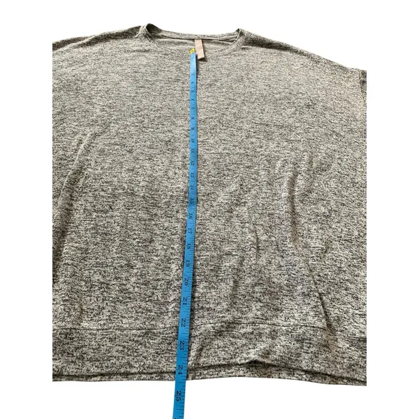 Athleta Coaster Luxe Sweatshirt Womens‎ Large Grey Heathered Oversized Cozycore - Image 6