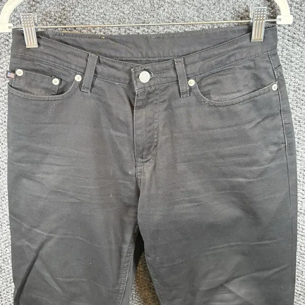 Polo Ralph Lauren Saturday‎ Jeans Womens Black Denim Straight Leg 4x31 - Image 4