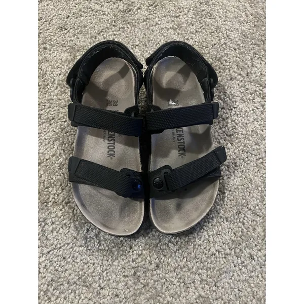 Birkenstock Women Kalahari Birko-Flor Futura Black Sandals US8 EU38 - Image 2