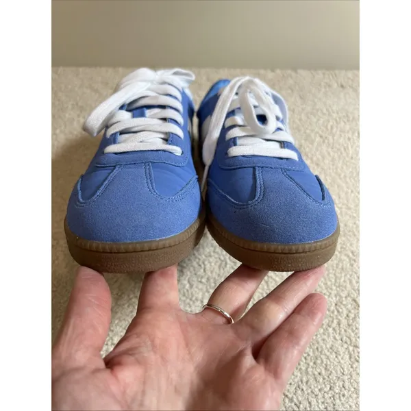 No Boundaries Sneakers Blue Gum Sole Casual Retro‎ Trainer Blokecore Tennisprep - Image 4
