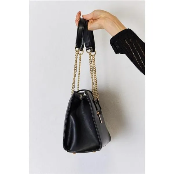 David Jones Quilted‎ PU Leather Handbag - Image 8