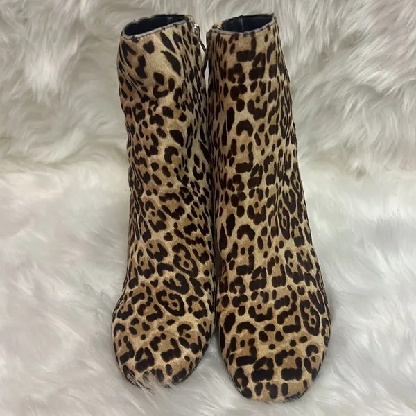 Sam‎ Edelman Corra Leopard Booties Size 8.5 B82 - Image 5