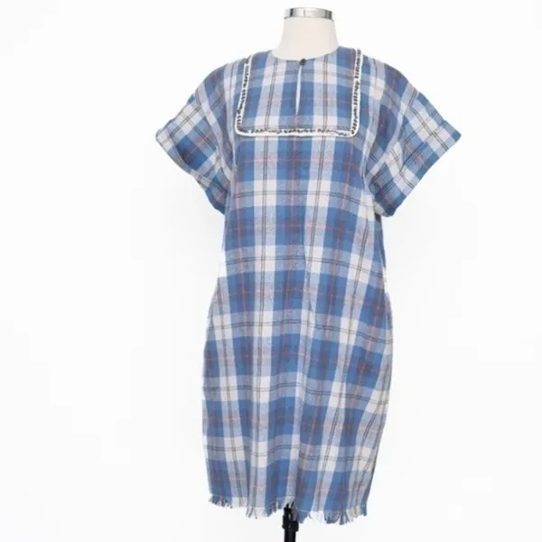 Sea New York- Plaid Flannel Dress‎ - Image 2