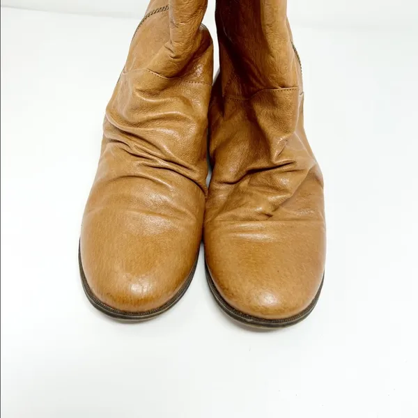 Steve Madden Travis Leather Pull On Tassel Boots Brown Sz 7 - Image 3