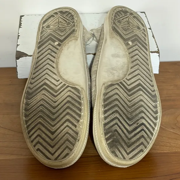 Roxy Bayshore Women Oatmeal Heathered‎ Slip On Sneakers ARJS600356 Tan Size 7 - Image 6